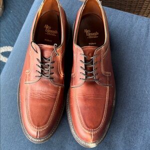 Allen Edmonds Mens 11 Oxford Shoes Brown leather Casual business office preppy